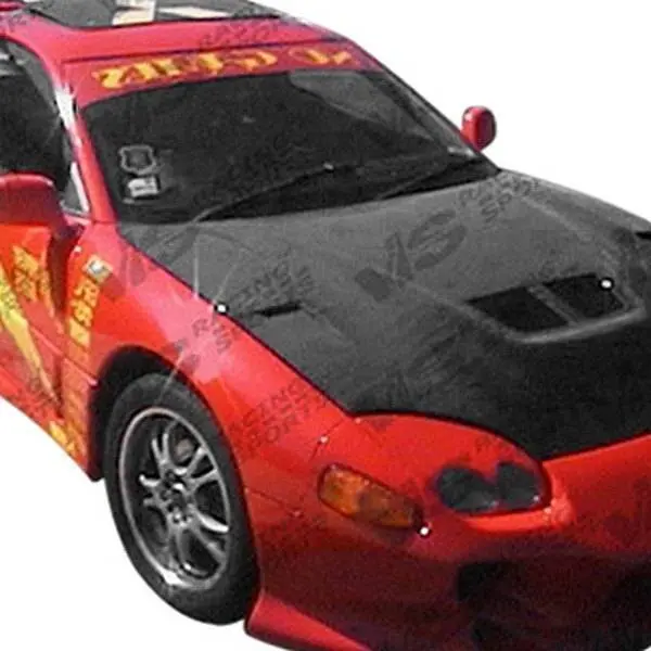 Carbon Fiber Hood EVO II Style for Mitsubishi 3000GT 2DR 1994-1998 - Image 2