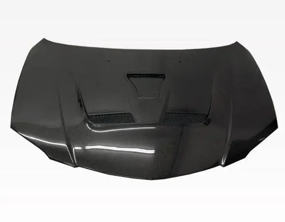 Carbon Fiber Hood Fuzion Style for Mazda 3 4DR 2004-2009 - Image 2