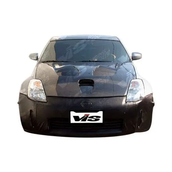 Carbon Fiber Hood Fuzion Style for Nissan 350Z 2DR 2003-2006 - Image 2