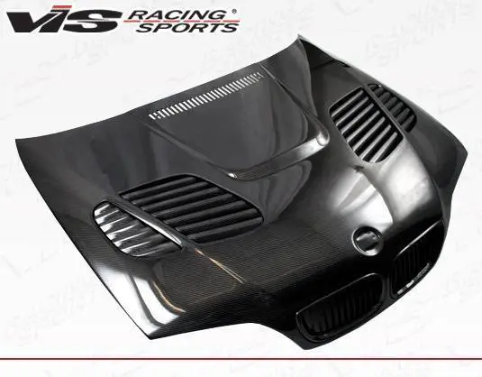 Carbon Fiber Hood GTR Style for BMW 3 SERIES(E46) 4DR 2002-2005 - Image 2