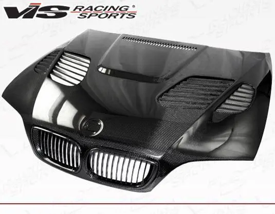 Carbon Fiber Hood GTR Style for BMW 3 SERIES(E46) 4DR 2002-2005 - Image 4