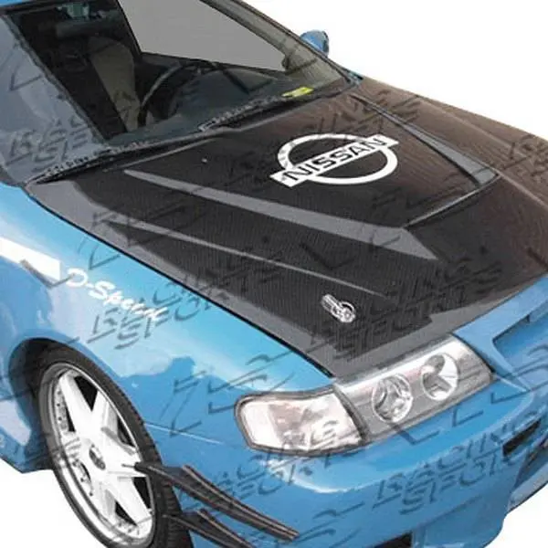 Carbon Fiber Hood Invader Style for Nissan 200SX 2DR 1995-1999