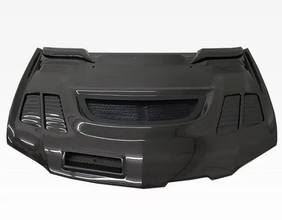 Carbon Fiber Hood JC Style for Mitsubishi EVO 9 4DR 2006-2007 - Image 5