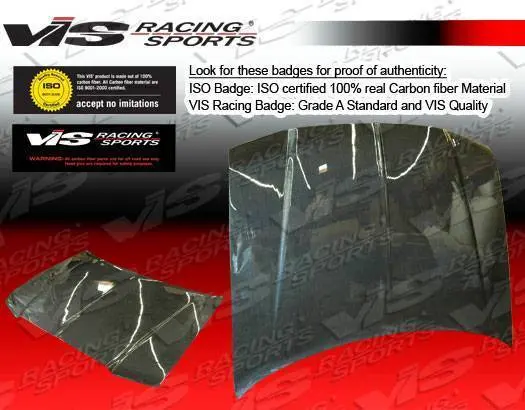 Carbon Fiber Hood OEM Style for Chrysler 300/300C 4DR 2005-2010 - Image 3