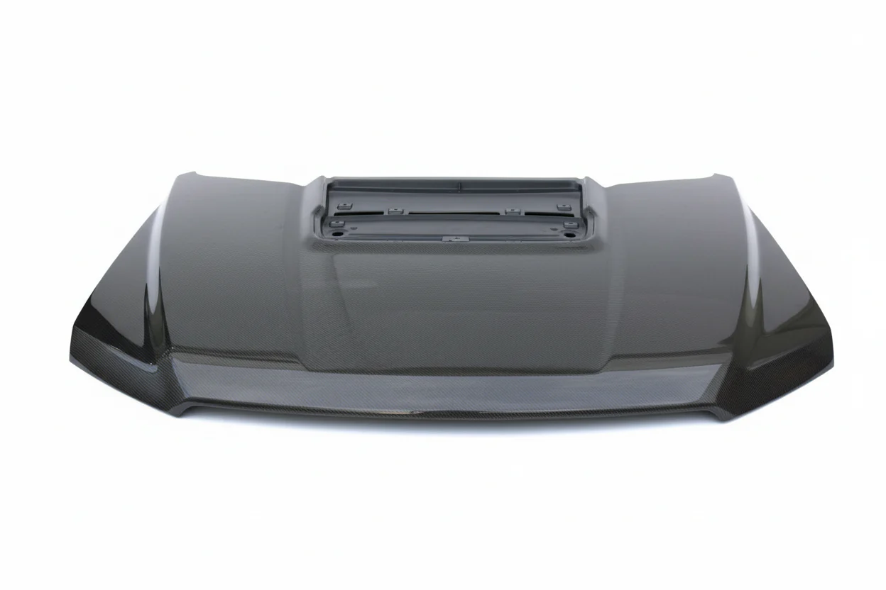 Carbon Fiber Hood OEM Style for Ford F-150 Raptor 2017-2020 - Image 3