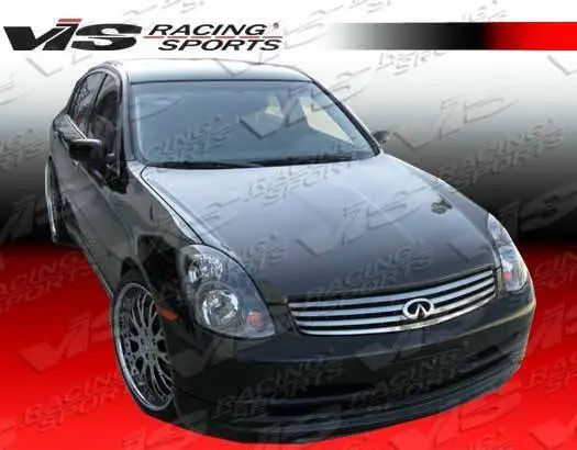 Carbon Fiber Hood OEM Style for Infiniti G35 4DR 2003-2004 - Image 3
