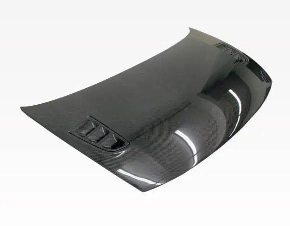 Carbon Fiber Hood RR Style for Honda Civic 2DR 2006-2011 - Image 2