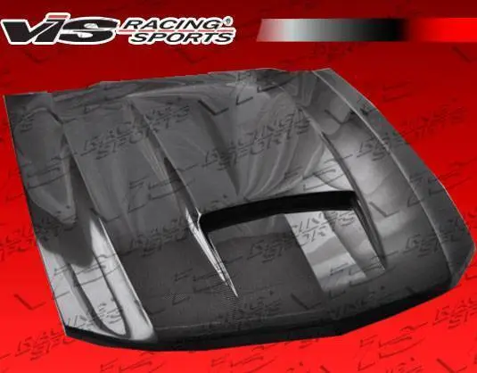 Carbon Fiber Hood Stalker Style for Ford MUSTANG 2DR 2010-2012 - Image 2