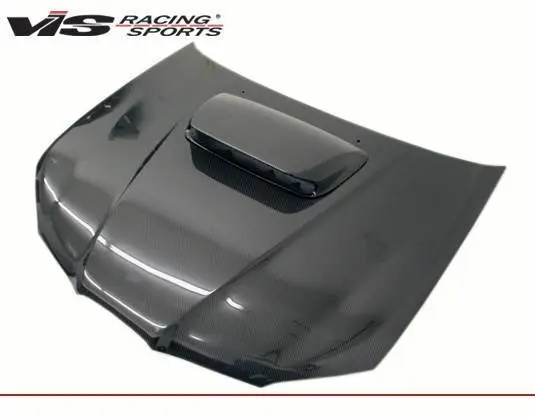 Carbon Fiber Hood STI Style for Subaru WRX 4DR 2006-2007 - Image 2