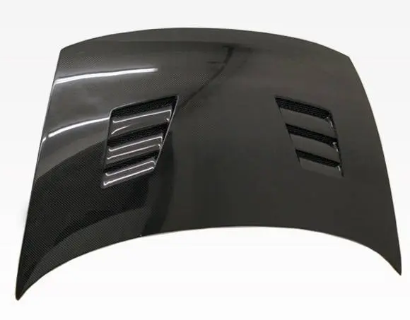 Carbon Fiber Hood Techno R Style for Honda Civic 2DR 2006-2011 - Image 3