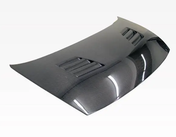 Carbon Fiber Hood Techno R Style for Honda Civic 4DR 2006-2011 - Image 2