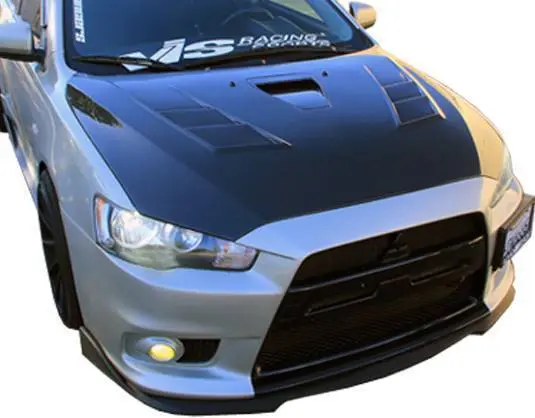 Carbon Fiber Hood Terminator GT Style for Mitsubishi EVO 10 4DR 2008-2015 - Image 4
