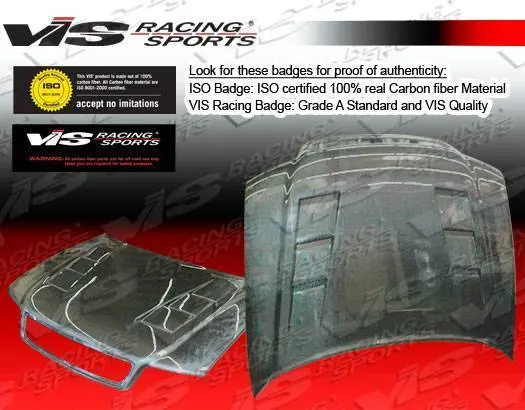 Carbon Fiber Hood Terminator Style for AUDI S4 4DR 1998-2002 - Image 5