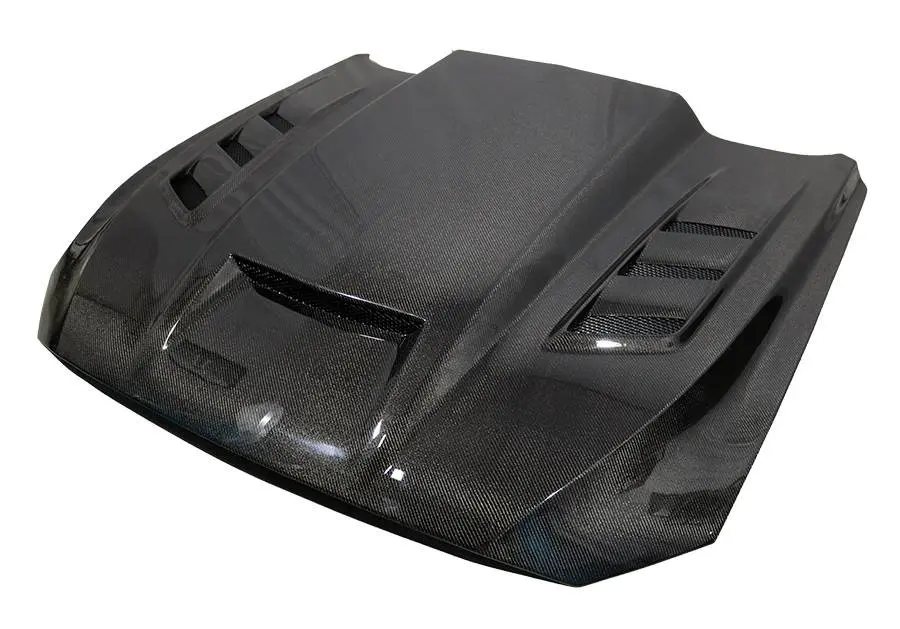 Carbon Fiber Hood Terminator Style for Ford MUSTANG 2018-2023 - Image 2