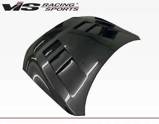 Carbon Fiber Hood Terminator Style for Mitsubishi EVO 10 4DR 2008-2015 - Image 2