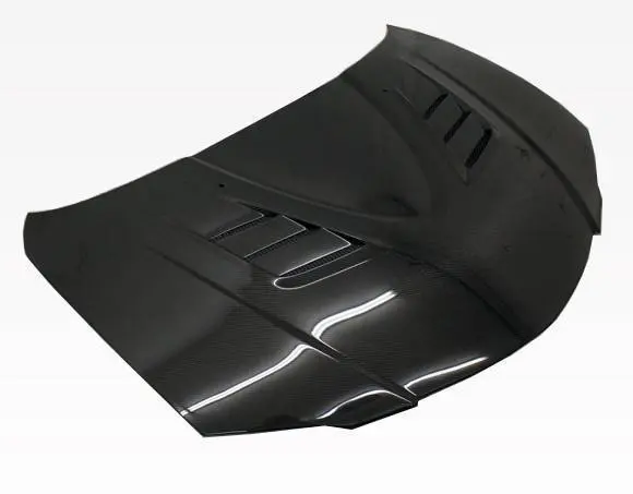 Carbon Fiber Hood V Speed Style for Mazda 3 4DR 2004-2009 - Image 2