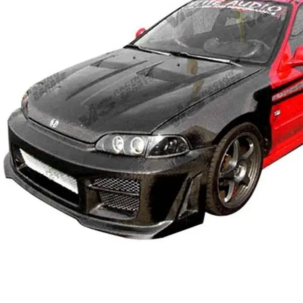 Carbon Fiber Hood Xtreme GT Style for Honda Civic 2DR & 4DR 1999-2000 - Image 2