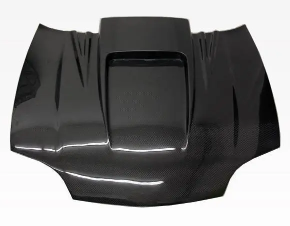 Carbon Fiber Hood ZD Style for Chevrolet Cavalier 2DR & 4DR 1995-2002 - Image 2
