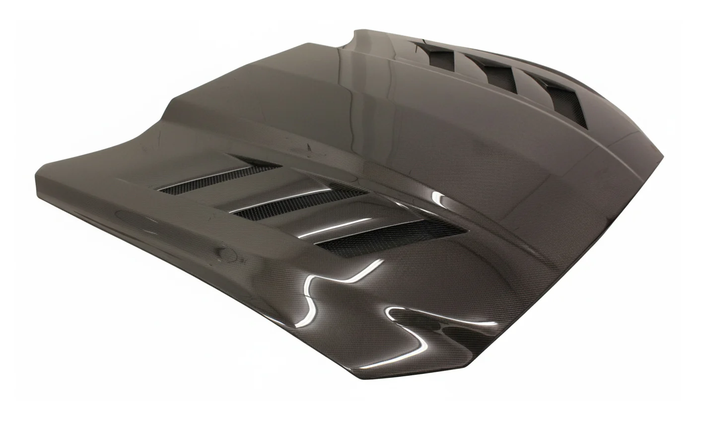 Double Sided Carbon Fiber Hood AMS Style for Ford MUSTANG 2DR 2015-2017 - Image 5