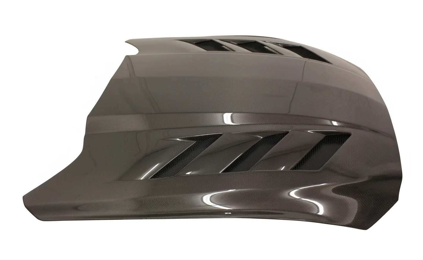 Double Sided Carbon Fiber Hood AMS Style for Ford MUSTANG 2DR 2015-2017 - Image 6