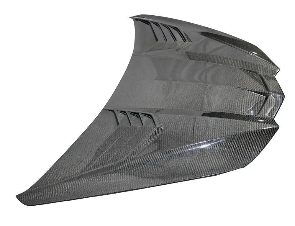 Double Sided Carbon Fiber Hood Apex Style for Chevrolet Corvette C8 2020-2024 - Image 4