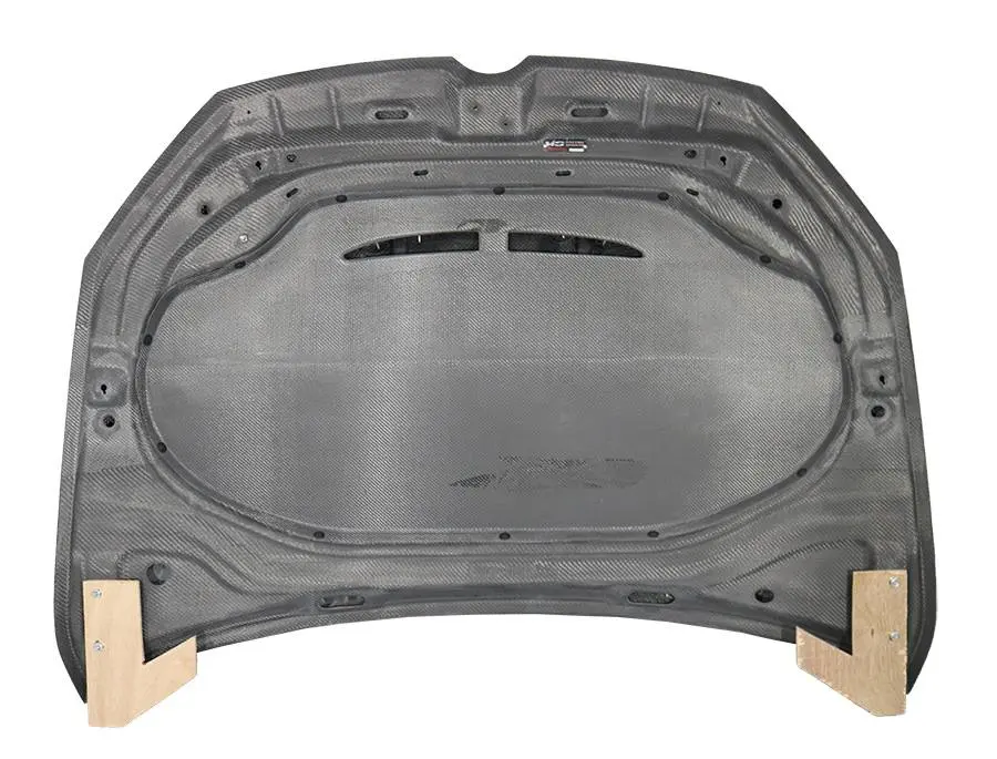 Double Sided Carbon Fiber Hood GTR Style for Volkswagen Golf 7 2015-2021 - Image 2