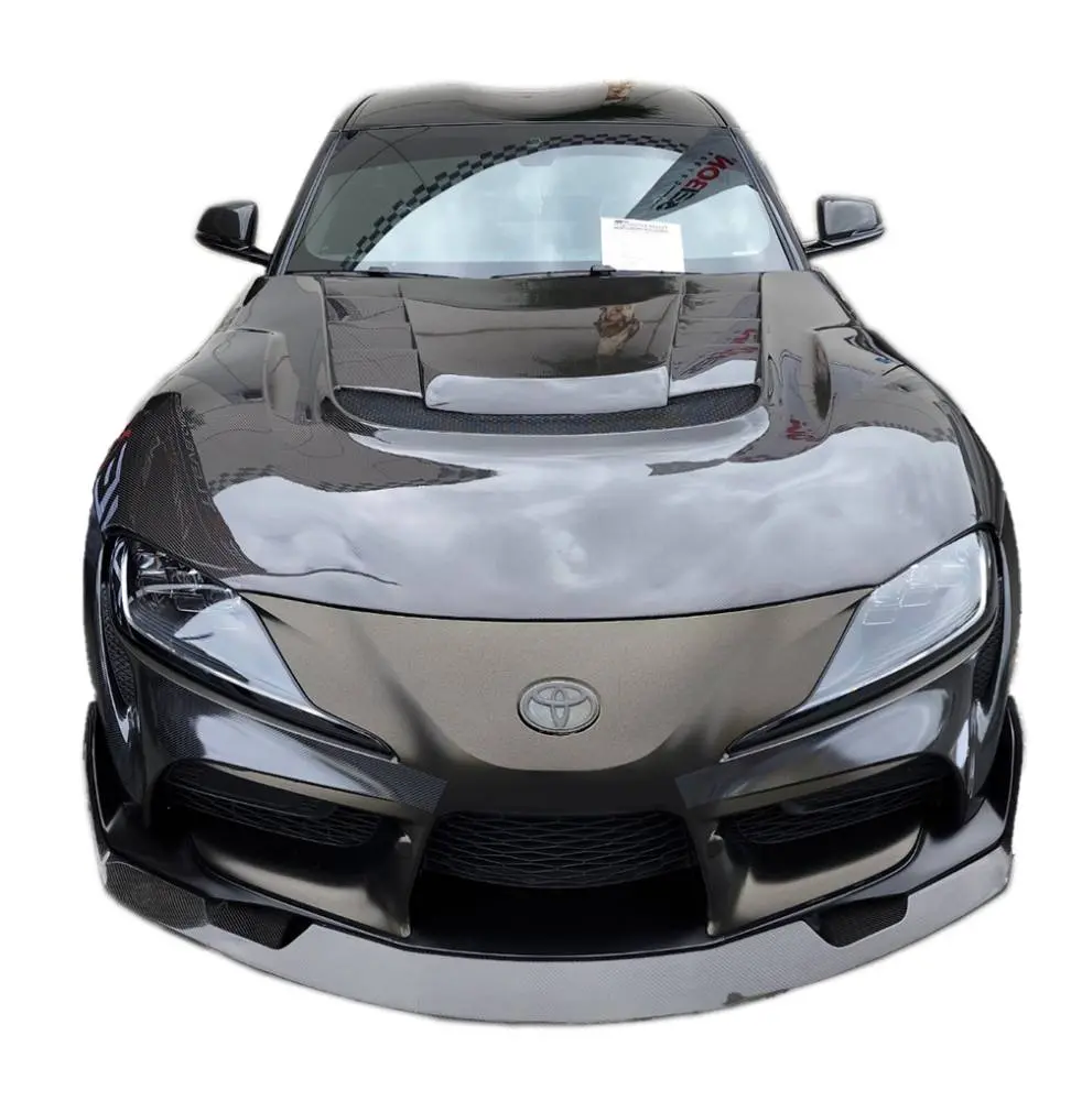 Double Sided Carbon Fiber Hood VRS Style for Toyota Supra GR 2020-2026 - Image 4